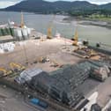 A picture of Warrenpoint Port, which was taken last week,