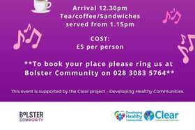 Bolster wants to encourage all local seniors to get a ticket and join them for a brilliant afternoon!