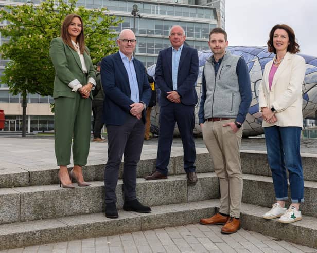Karen Gilgunn, Mencap NI, Darragh McCarthy, FinTrU, Derek Hynes, NIE Networks, Phillip Brett, MLA, Róisín Finnegan, Independent Business Consultant.