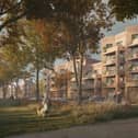 An artist impression of the Lynch’s Lane development.