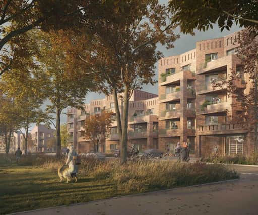 An artist impression of the Lynch’s Lane development.