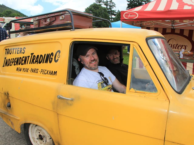 Most Unusual Item winner Phily Conlon in his 1969 Robyn Reliant INNR2532