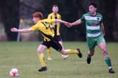 Action from Camlough Rovers' 7-1 win over Church Street on Saturday.