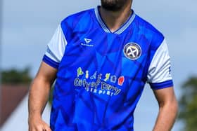 Limavady United's home kit, which has been produced by Newry firm Playr-Fit.