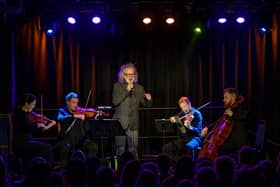 Duke Special with the Fews Ensemble who will be performing ‘The Juliet Letters’ at the Summer Showcase at Newry Town Hall on Wednesday 19 June.
