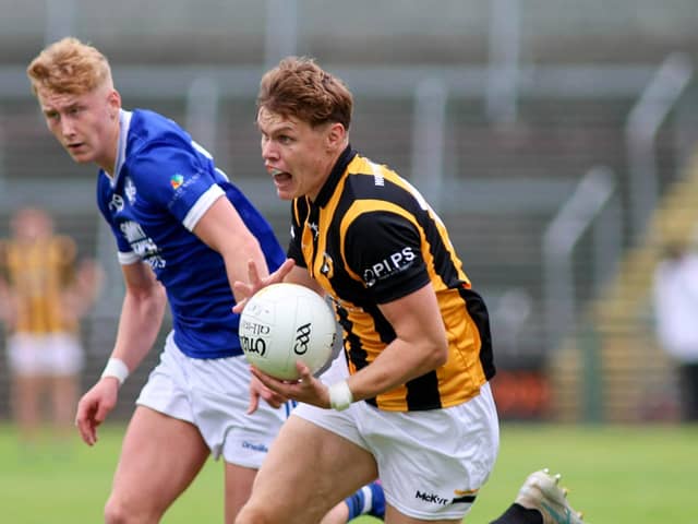 OISIN O'Neill in action for Crossmaglen against Clan Na Gael. Pictures: Noel Moan. NM2636135
