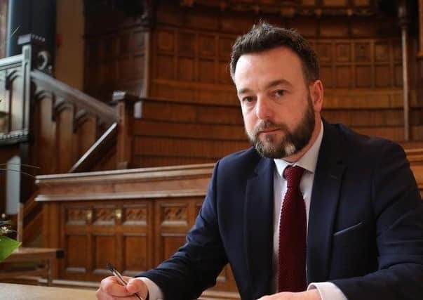 SDLP Leader Colum Eastwood MP.