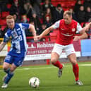 10th December 2022
Danske Bank Premiership,Inver Park,

Larne v Newry

Larne’s  Leroy Millar with Newry’s Stephen Moan and Donal Scullion

Mandatory Credit INPHO/Stephen Hamilton
