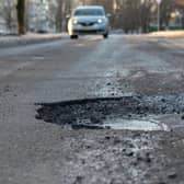 A pothole in the road. Pic: Mikhail Yakovlev