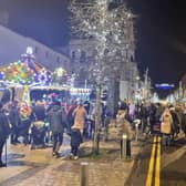 Hill Street was bustling for the Christmas lights switch-on in Newry last year.