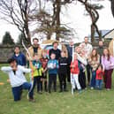 Families who attended the family fun day at An Cuan to mark the end of the Multiply Programme.