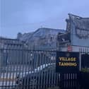 The aftermath of the blaze at Loughbrook Industrial Estate. Pic: Village Tanning Bessbrook/Facebook