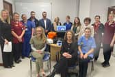 Chair of the Assembly Health Committee Liz Kimmins MLA & members of the committee pictured with Daisy Hill Acute Care at Home staff on the recent Health Committee visit.