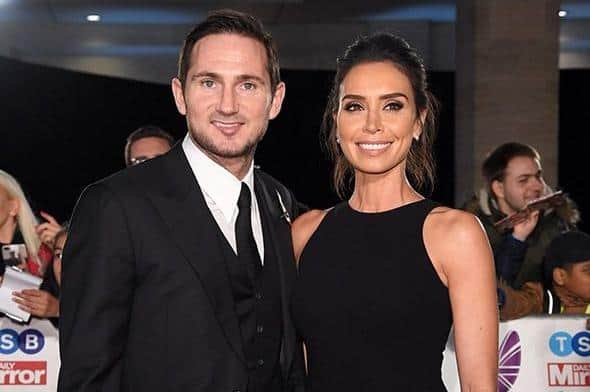Christine with husband Franks Lampard.