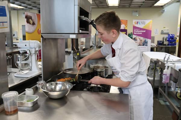 FutureChef local heat winner Lubo Mulkerns in action