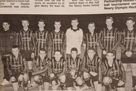 Drumcashlone, winners of the Peace Youth Football tournament played at Newry Olympic Hockey Club.