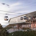 A previous artist's impression of the Visitor Centre at Thomas Quarry.