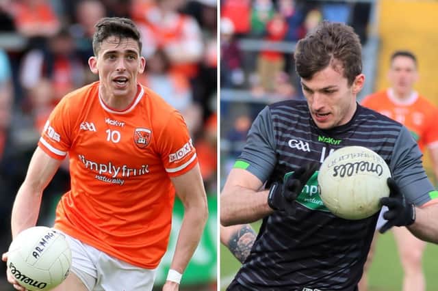 Armagh footballers Rory Grugan (left) and Ethan Rafferty.