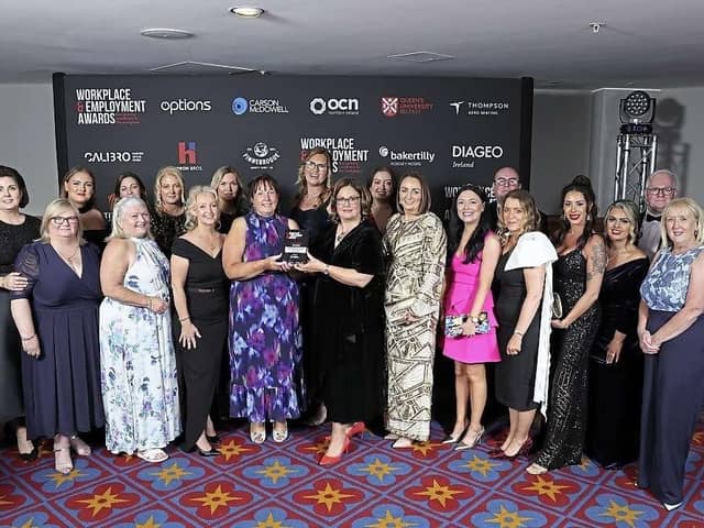 Employ Me staff from the four partnering organisations at the Workplace and Employment Awards.