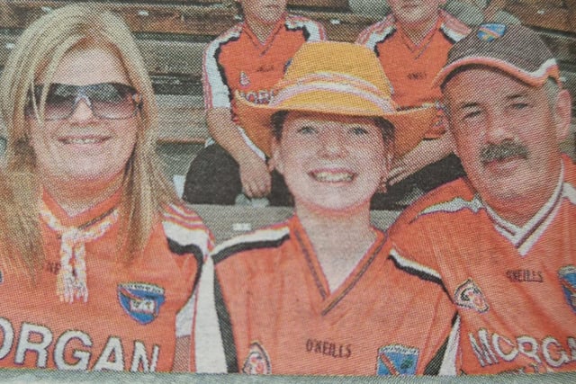 Armagh fans enjoy the county's 1-11 to 0-8 win over Fermanagh in the Ulster Championship final in 2008.