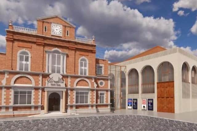 An artist's impression of the proposed theatre complex.