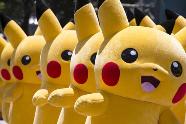 Pokemon characters, like those pictured, are among toy deals at Aldi (Photo by Tomohiro Ohsumi/Getty Images)