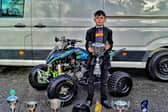 Hilltown schoolboy Corey Murray continues to dominate the local quad scene, having travelled to England and brought home the NETT English Championship to complete a full house of titles.