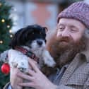 Mark Pearce with Max. Pic: Columba O'Hare/Newry.ie