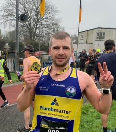 Noel Moan at Bohermeen Half Marathon.