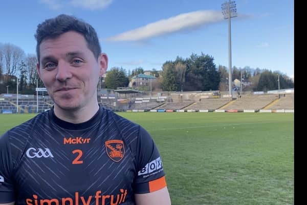Armagh's Paddy Burns.