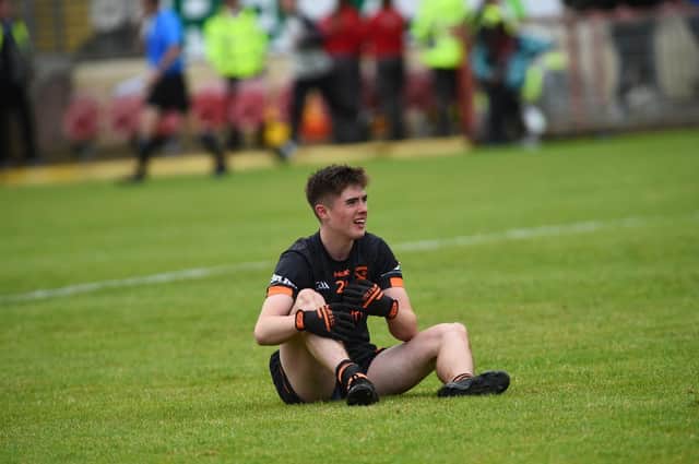 Heartbreak for Armagh at the final whistle. Pics: John Merry