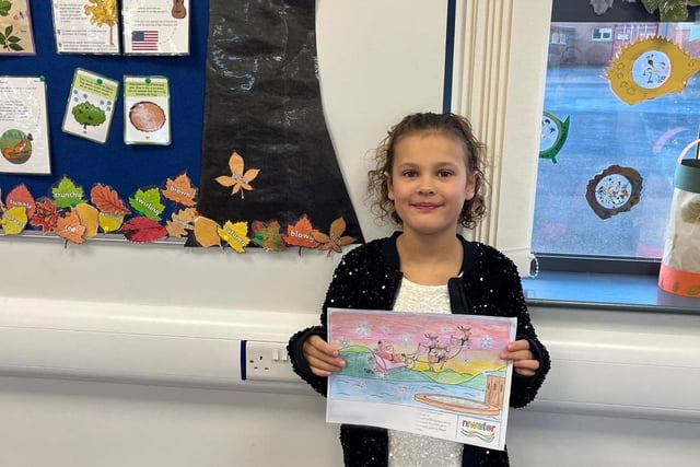 Silent Valley colouring competition winner Lyra, Kilkeel