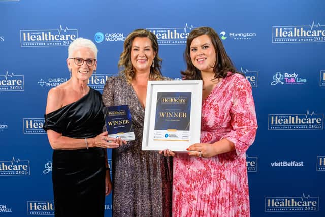 Siobhan Fearon, Laura McCaul and Louise McGivern from Newry Private Clinic.