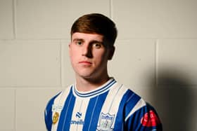Newry City's latest signing: Odhran McCart.