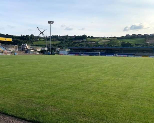 Newry City's Showgrounds stadium.