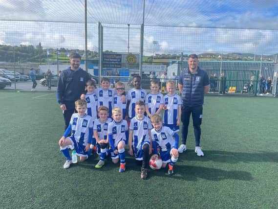 Newry City AFC U9s.