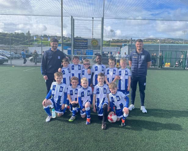 Newry City AFC U9s.