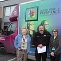 SRC Learning Support Co-ordinators from the Newry and Armagh campuses alongside Autism Reality Experience facilitator.