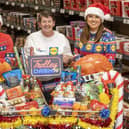 L-R: Carl Frampton; Age NI Chief Executive, Linda Robinson BEM; Lidl NI Sales Operation Director, Sarah McKenna.