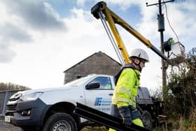 NIE Networks staff have been working to restore power across Northern Ireland. Pic: NIE Networks/Facebook