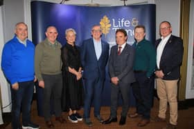 Sean Sweeney Director, Brian Scullion Director, Connie Connolly Director Nursing, Dr Henry McLaughlin Director and Founder Life and Time, Special Guest speaker Netflix documentary star David McGowan, Martin McGinn Operations Director and John McGinn Director.  INNR1205