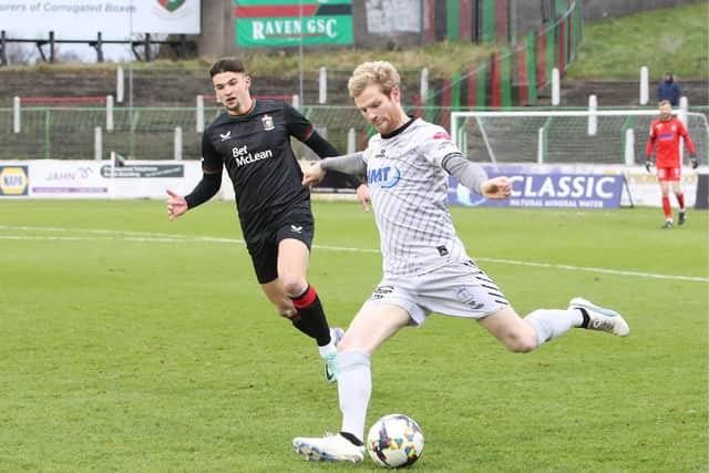 Newry City's Ryan McGivern. Pic: ©INPHO/Declan Roughan