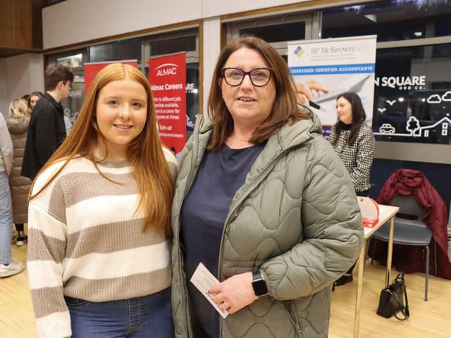 Event attendee Katie Waddell alongside mum Stephanie Waddell.