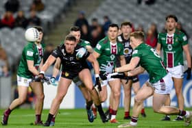 Down's Pat Havern pictured during the Division 3 final against Westmeath last year. Pic: Brendan Monaghan