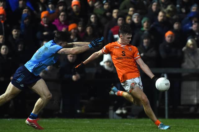 Darragh McMullen has made a great impact for Armagh in this year's league campaign.