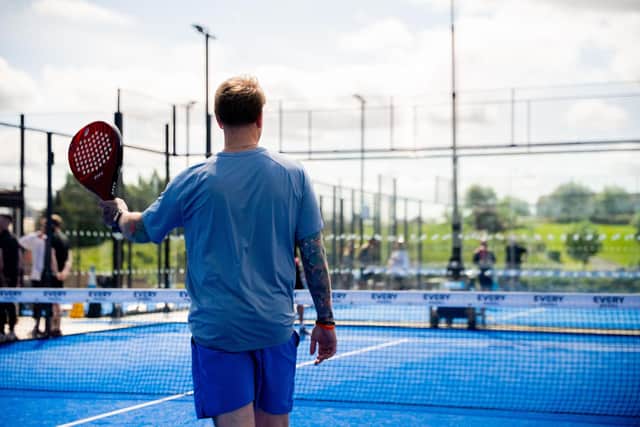 Everyone can enjoy padel at any of the 13 courts on offer at Lets Go Padel Carryduff and Ballyclare sites