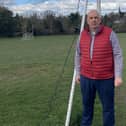 Cllr Jarlath Tinnelly at the Kilbroney playing fields.