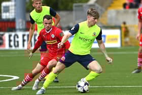 Jamie Doran in action for Glenavon. Pic: INPHO/Stephen Hamilton