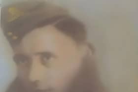 Joseph Devlin during WW11 in the Royal Artillery