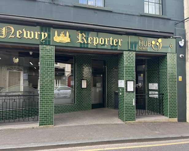 The Newry Reporter office, Margaret Street, Newry.